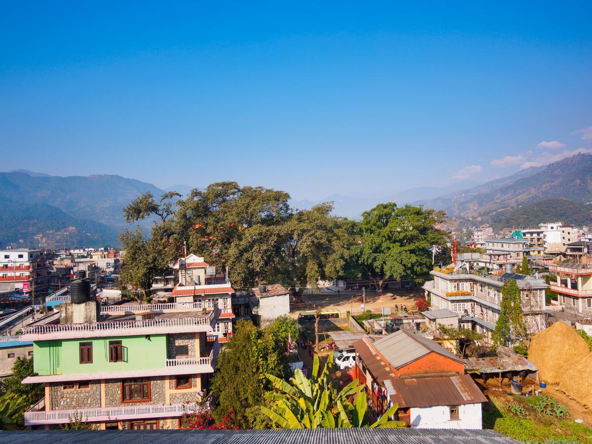 Hotel Sunflower Pokhara Bagian luar foto